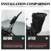 sac à dos de bagage pour moto 50l 85l, sac de dossier sissy bar avec sangles universelles pour la plupart des motos, sac de support arrière extensible