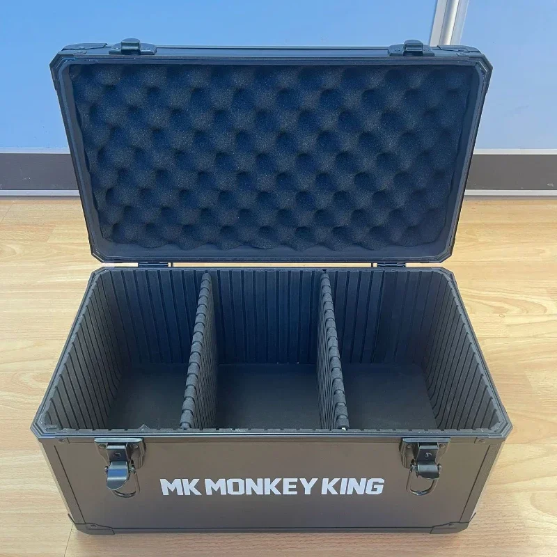 valise de rangement en aluminium, grand étui rigide, boîte de rangement d'outils, boîte à outils multifonctionnelle, étanche, sûre et portable pour mécanicien de voiture