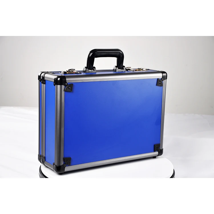 boîte à outils de rangement de matériel en aluminium, valise de transport