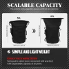 sac à dos de bagage pour moto 50l 85l, sac de dossier avec sangles, sac de support arrière extensible universel pour la plupart des motos