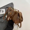 sacs à main de sac à bandoulière en cuir de luxe pour femmes, sac à bandoulière de style messager populaire avec finition classique élégante
