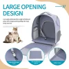 sac à dos extensible pour chat, pliable, grand espace, portable, respirant, pour animaux de compagnie, sac de voyage pour aventures en plein air