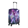 kpop demon hunters huntrix saja garçons housse de valise voyage de croisière vacances fournitures de bagages utiles protecteur