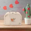 valise en papier portable, boîte de rangement, valises en carton réutilisables, boîte cadeau à bijoux, fournitures de fête de mariage, cadeau décoratif, 1 pièce
