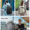 sac à dos de voyage léger pour hommes, grand sac à dos de cabine d'avion tsa, léger et étanche, pour ordinateur portable, style urbain