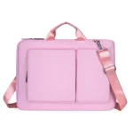 Sac à main portable léger pour ordinateur portable, porte-documents, pochette pour ordinateur portable, résistant aux chocs, sac messager à bandoulière pour le travail