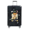l'ensemble de valises de voyage convient aux housses en tissu extensible de 18 à 32 pouces, accessoires de voyage, housses de protection des bagages, impression d'ours