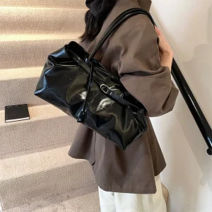 Sac à main Hobo en cuir PU, sac à bandoulière ample rétro à poignée supérieure, grands sacs de travail pour femmes, travail, Shopping, voyage