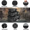 mallette de transport rigide en plastique abs, 9tantool box, Équipement de sécurité, mallette à outils portable, degré porteurs, mallette à outils en mousse