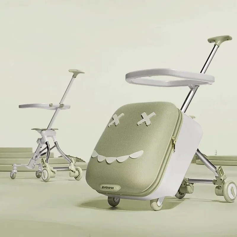 Valise de voyage pour enfants, peut monter et marcher, chariot de traction de bagages multifonction, sac de transport de siège de voyage, bagage à main pour enfants Valise de voyage pour enfants, peut monter et marcher, chariot de traction de bagages multifonction, sac de transport de siège de voyage, bagage à main pour enfants