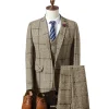 Costume Slim formel pour hommes d’affaires de mariage 3 pièces costume de Banquet Design haut de gamme à la mode (Blazer + gilet + pantalon) taille S-4XL Costume Slim formel pour hommes d’affaires de mariage 3 pièces costume de Banquet Design haut de gamme à la mode (Blazer + gilet + pantalon) taille S-4XL