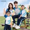 2025 combinaisons de sport assorties ensemble familial mère fille père fils vêtements maman papa enfants tenues couple parent enfants été