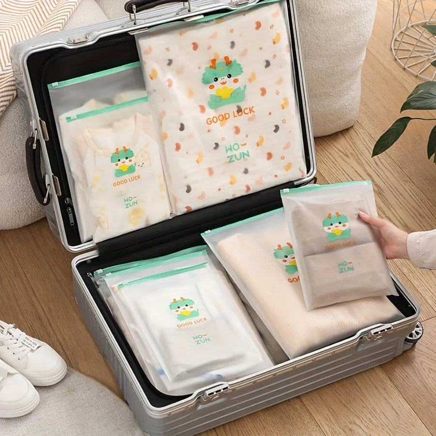 sacs de rangement pour chambre de bébé, 5 pièces, pour voyage, sacs de rangement pour urnies/vêtements, sacs de scellage pour vêtements, sacs pour valise et vêtements