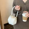 sac à main boule ronde pour femmes, sac de bowling de styliste en cuir pu, mini sacs à bandoulière de luxe, sac à aisselles à la mode