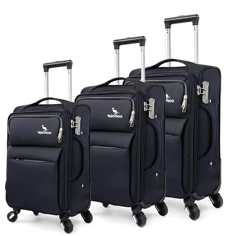 20 "24" 28 "pouces affaires continuer oxford valise ensemble souple koffer voyage bagages ensemble sac roulant sur roues