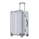 Ensemble de bagages en alliage d&rsquo;aluminium et magnésium, valise de voyage 20&Prime; et 28&Prime; avec serrure TSA, légère et durable