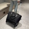 sac à bagages à poulie, sac de voyage à roue universel, valise pliable, sac à roulettes léger, sac à dos tiré à la main de grande capacité, pour sortir à l'étranger à la maison