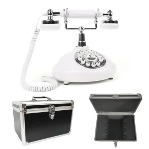 Valises personnalisées Livre d&rsquo;or audio Valise téléphonique, (Cet article est vendu comme une valise vide et n&rsquo;inclut pas de téléphone.)