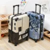 sac de voyage pour bagages, valise à bagages de 20/24 pouces, valise à serrure à combinaison