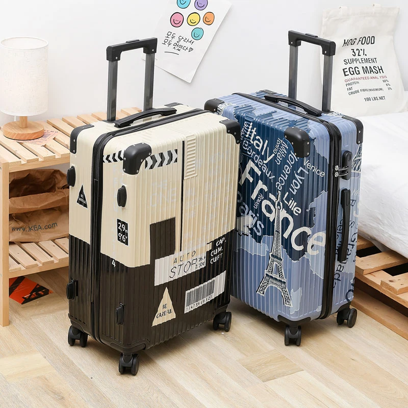 sac de voyage pour bagages, valise à bagages de 20/24 pouces, valise à serrure à combinaison