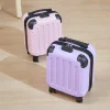 bagage à main à la mode valise de cabine de 14 pouces parfaite pour les courts voyages comprend un porte gobelet et un support pour téléphone multi dire