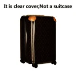 Housse de valise transparente pour Louis 50CM/55CM/70CM, housse transparente anti-poussière pour bagages, accessoires de voyage, épaisseur PVC personnalisé