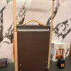 nouvelle valise de voyage de cabine de luxe de 20 pouces avec logo tendance chariot à roulettes bagages marque originale boîtier de chariot classique sur roues