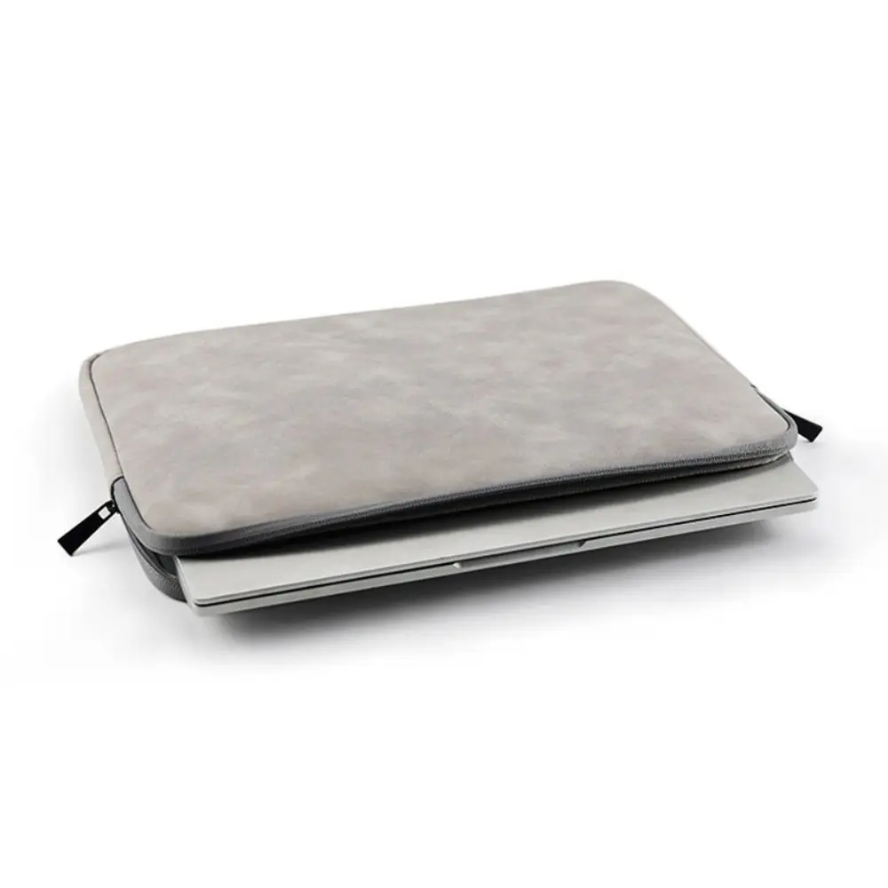 sac à manches pour ordinateur portable durable, pochette souple à fermeture éclair pour ordinateur portable, antichoc, résistant à l'usure, étui pour ordinateur portable, rangement pour ordinateur portable