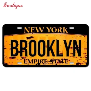 Jpct – plaque d&rsquo;immatriculation en texte 13cm x 6.6cm, 1 pièce, style valise, décoration de moto, couverture étanche, autocollant anti-rayures