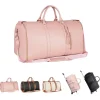 sacs à vêtements avec roulettes, sac polochon de transport pour valise à vêtements de voyage pour costume habillé, sac de vol transversible à roulettes pour week end