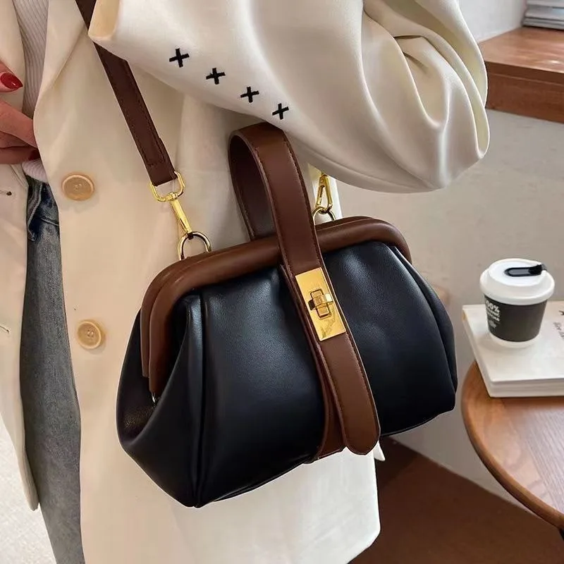 sacs à main de luxe de styliste pour femmes, portefeuille élégant, sac à bandoulière polyvalent, haute qualité, tendance, niche, cuir pu souple, nouveau