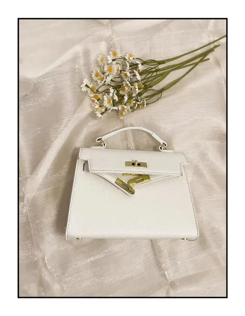 sac messager en cuir élégant pour dames, sac à main à bandoulière de luxe de styliste, fourre tout classique de marque populaire