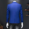 blazer formel pour hommes, vestes trempées solides, blazers d'affaires décontractés, mode masculine, fête de mariage, grande taille, 6xl m, printemps