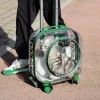valise de voyage en plein air pour chat, sac à dos pour chat, sac à dos de grande capacité pour animaux de compagnie, outil de transport portable et respirant pour animaux de compagnie