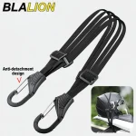 BLALION Sangle de bagage pour moto Valise élastique universelle avec crochet de sécurité – Casque polyvalent Équipement en maille Transport Durable Élégant