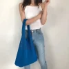Sac à Main de Grande Capacité pour Femme, Fourre-Tout de Styliste, de Plage, Décontracté, Creux, Tissé, pour Été