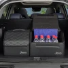 valise en cuir coffre de voiture boîte de rangement pliable bac de rangement pour jeep grand cherokee wrangler jk gladiator boussole renegade
