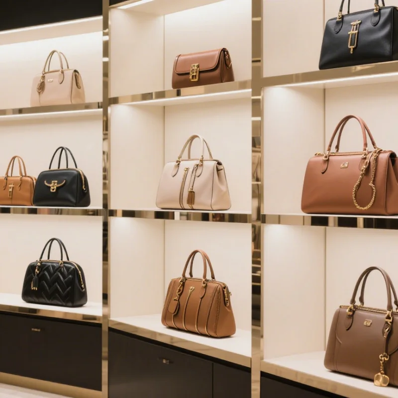 sac fourre tout de luxe haut de gamme pour femmes, avec éléments de conception tendance et fermeture magnétique, adapté aux dames urbaines modernes 