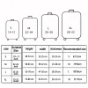 housse de protection épaisse et élastique pour bagages, carte du monde, combinaison à fermeture éclair pour sac de 18 à 32 pouces, housse de valise, housse de chariot, accessoires de voyage