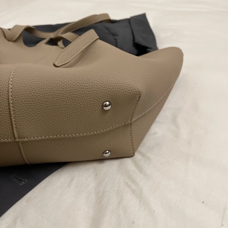 sac à mains femme de luxe sacs fourre tout sacs fourre tout à bandoulière de marque pour femmes, en cuir pu souple 2 en 1, grande capacité, ensemble fourre tout de shopping, sacs à main de luxe de styliste 2025