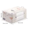 sac de rangement pour vêtements de grande capacité, évalué avec poignée renforcée, adapté aux couvertures, literie pliable avec fermeture éclair robuste