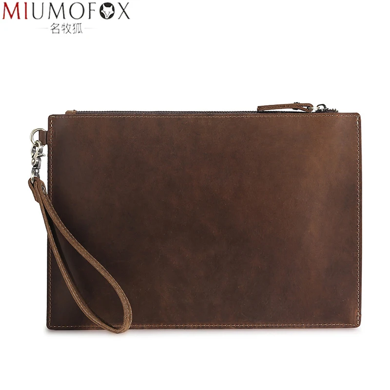 Sac à main en cuir véritable pour hommes, pocommuniste de jour, porte-cartes à bracelet de luxe, pochette à fermeture éclair, portefeuilles de créateurs, sac à main Bolso, nouveau Sac à main en cuir véritable pour hommes, pocommuniste de jour, porte-cartes à bracelet de luxe, pochette à fermeture éclair, portefeuilles de créateurs, sac à main Bolso, nouveau