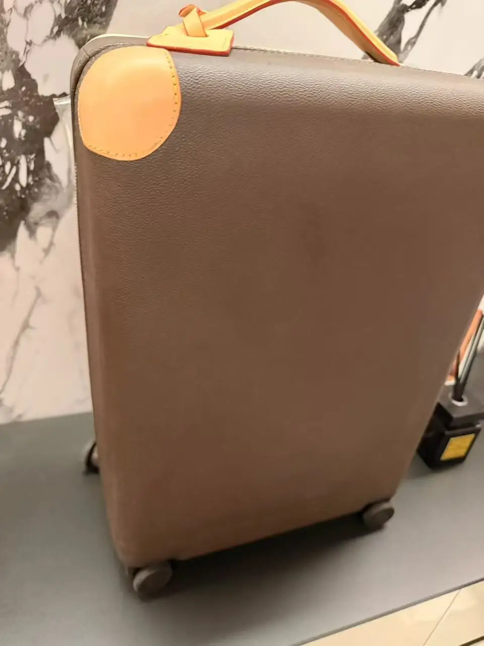 nouvelle valise de voyage de cabine de luxe de 20 pouces avec logo tendance chariot à roulettes bagages marque originale boîtier de chariot classique sur roues