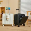 valise légère de 18 pouces, étui de voyage de grande capacité, valise à roulettes, petit compartiment à bagages