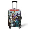 juste de protection élastique pour bagages, housse de protection pour valise, étuis à roulettes, housses 3d, accessoires de voyage, motif rocombination x