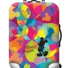 housse de protection pour bagages disney mickey, housse de valise élastique épaisse de dessin animé, boîtier de chariot de 18 à 32 pouces, accessoires de voyage