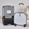 petite valise de voyage légère de 18 pouces, peut être embarquée avec verrouillage par mot de passe, roues universelles