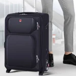 Bagage Oxford tissu 20-28 pouces Trolley Expansion capacité accrue 20% valise d&rsquo;affaires grandes roues boîte d’embarquement sac de voyage