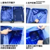 w427 valise roue universelle rouleau tirer tige boîte à bagages boîtier de chariot bagages de voyage roulettes pivotantes remplacement silencieux