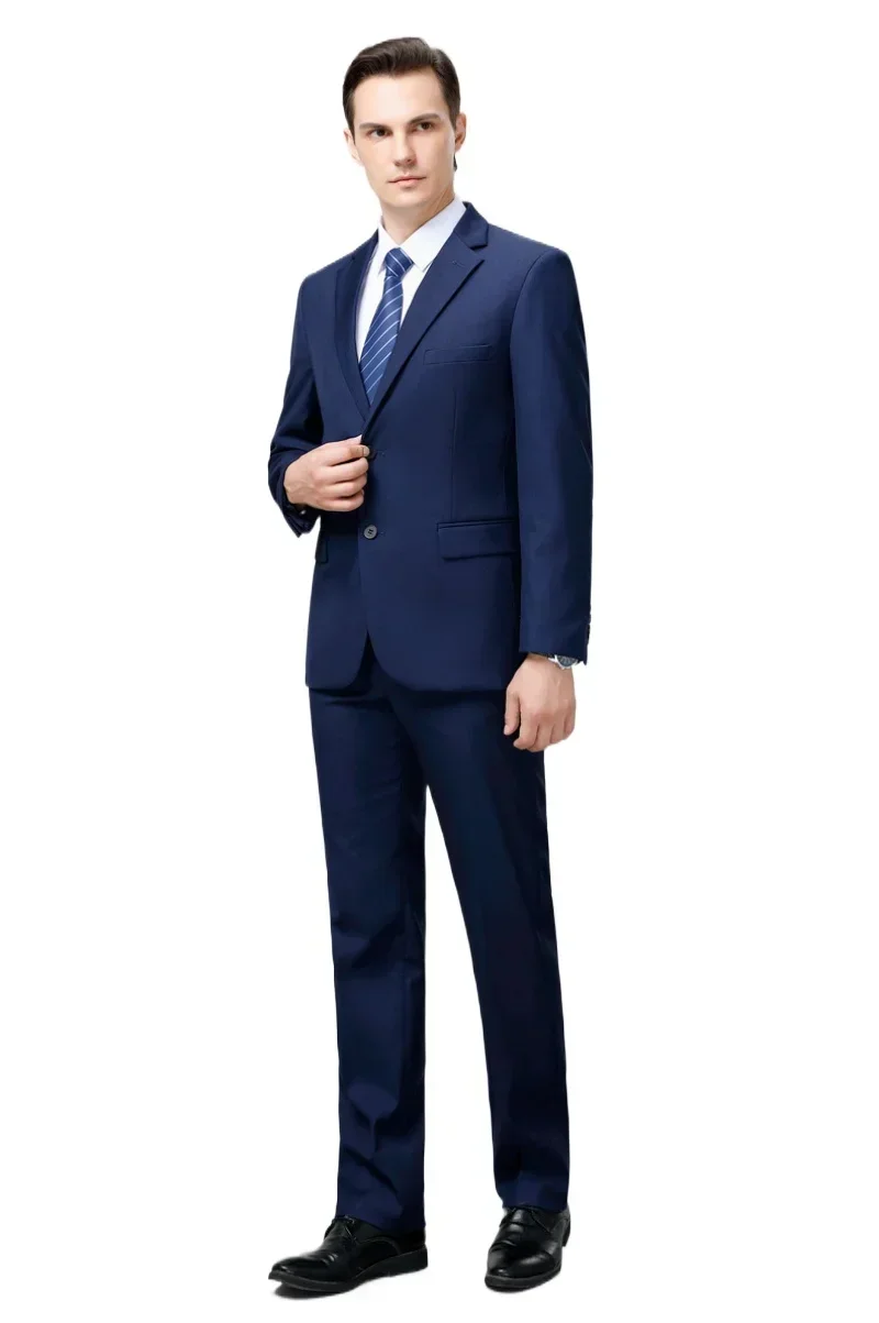 s 8xl trempée (blazer + fj) chemise décontractée de gentleman pour le travail, coupe couvertes, mariage formel, mode masculine, affaires, grande taille